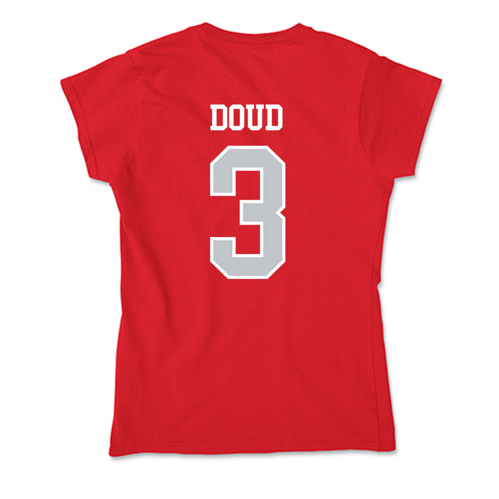 Gonzaga - NCAA Men's Soccer : Ethan Doud - Soft Style Women’s T-Shirt-1