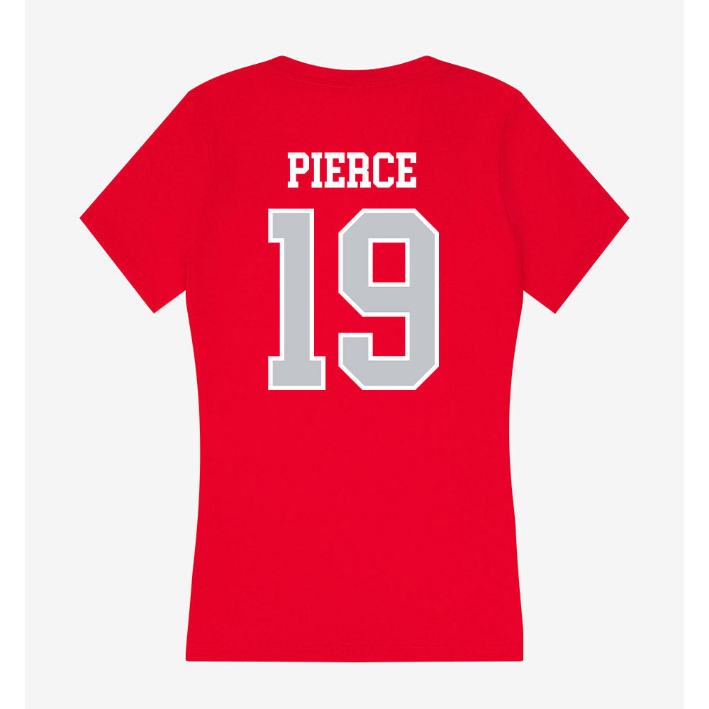 Gonzaga - NCAA Women's Soccer : Lola Pierce - Women's V-Neck T-Shirt-1