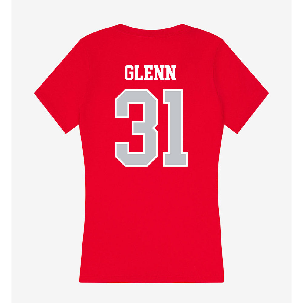 Gonzaga - NCAA Baseball : Jared Glenn - Women's V-Neck T-Shirt-1