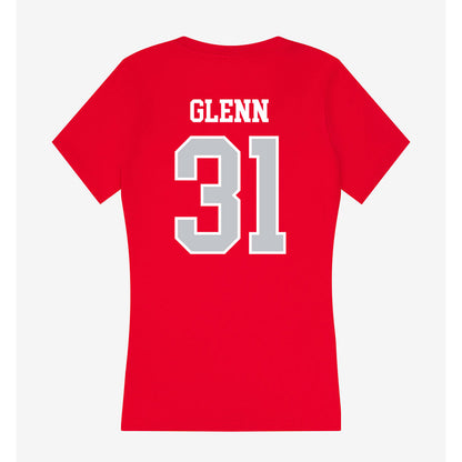 Gonzaga - NCAA Baseball : Jared Glenn - Women's V-Neck T-Shirt-1