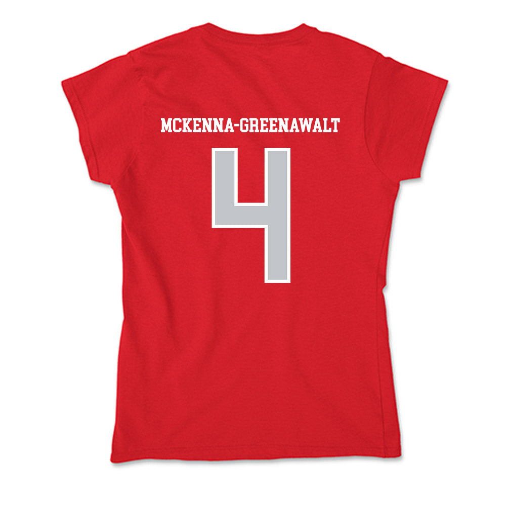 Gonzaga - NCAA Men's Soccer : Damoni McKenna-Greenawalt - Soft Style Women’s T-Shirt-1