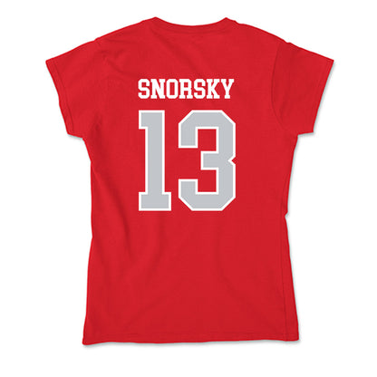 Gonzaga - NCAA Women's Soccer : Samantha Snorsky - Soft Style Women’s T-Shirt-1