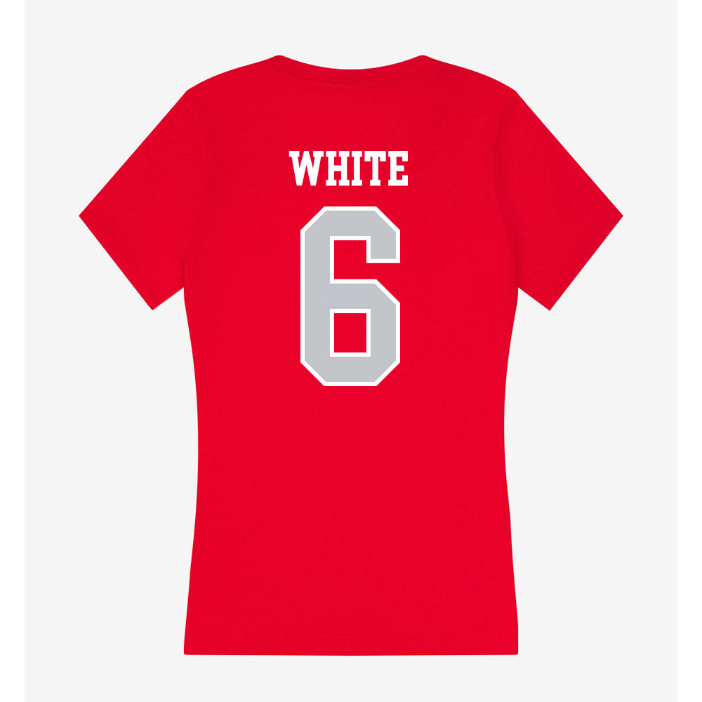 Gonzaga - NCAA Baseball : Landon White - Women's V-Neck T-Shirt-1