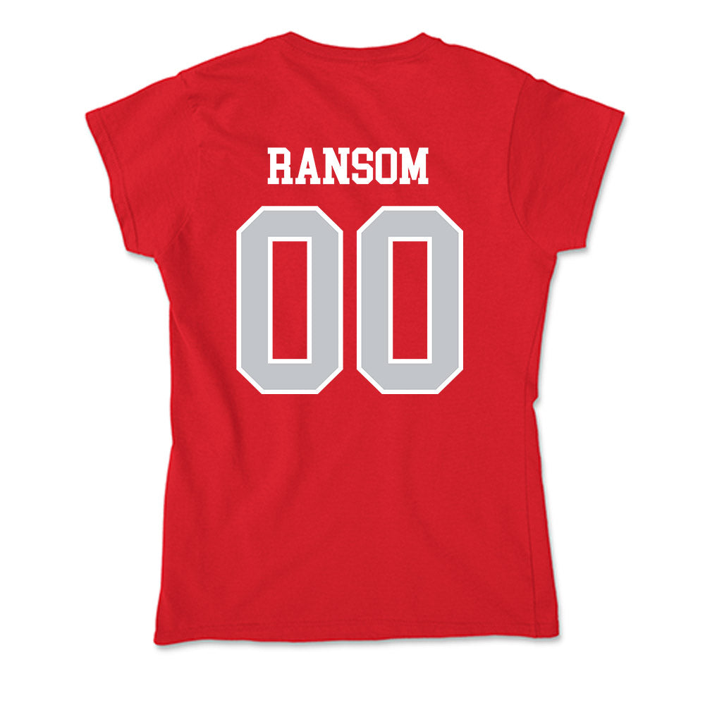 Gonzaga - NCAA Men's Rowing : Maxwell Ransom - Soft Style Women’s T-Shirt-1