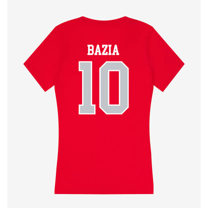 Gonzaga - NCAA Men's Soccer : Alexander Bazia - Women's V-Neck T-Shirt-1