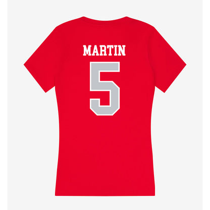 Gonzaga - NCAA Women's Volleyball : Brianna Martin - Women's V-Neck T-Shirt-1