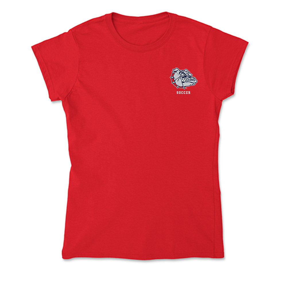Gonzaga - NCAA Women's Soccer : Myra Boehm - Soft Style Women’s T-Shirt-0