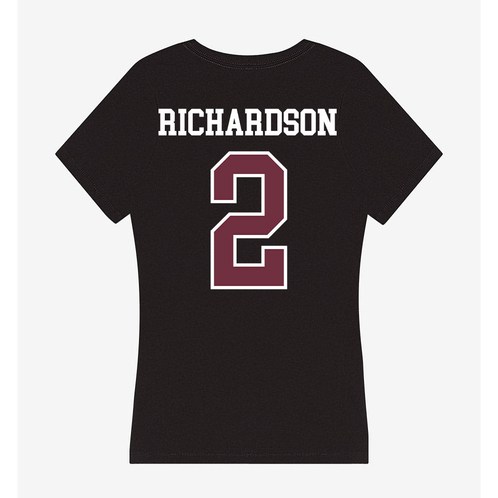 Mississippi State - NCAA Softball : Abby Grace Richardson - Women's V-Neck T-Shirt-1