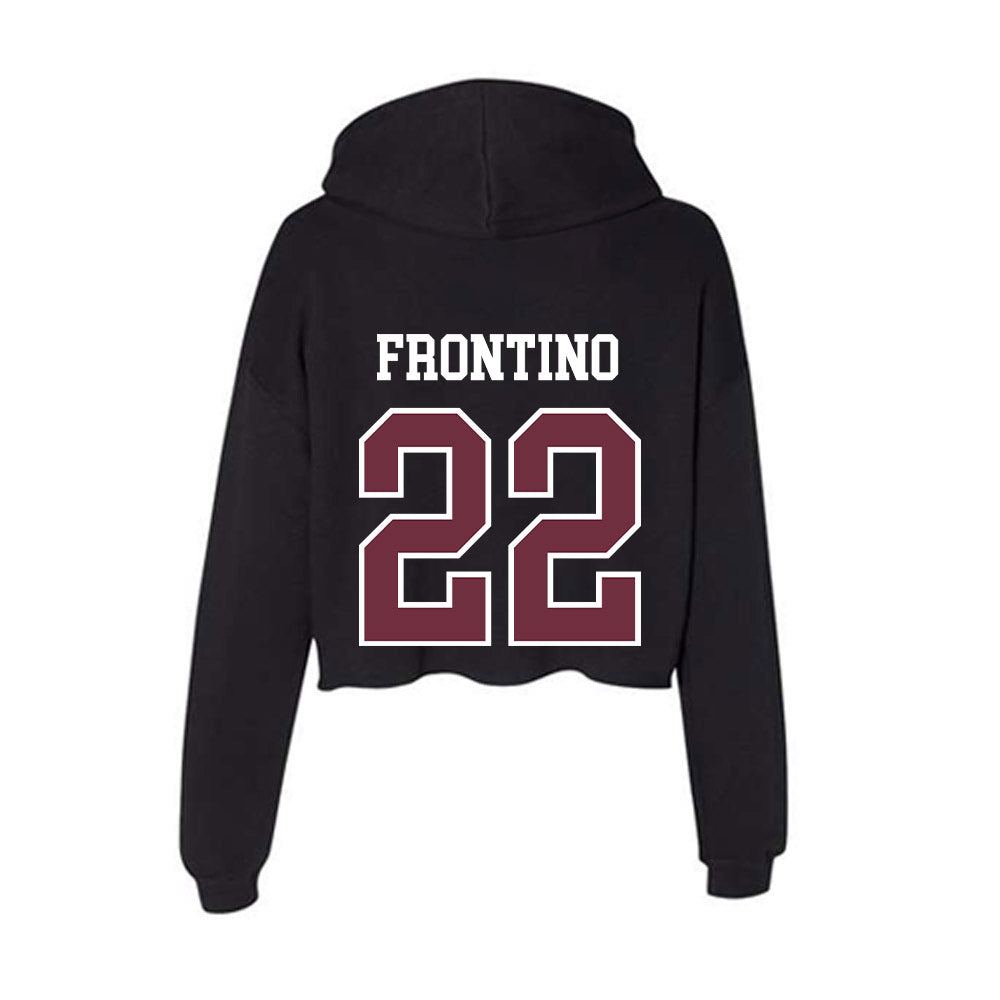 Mississippi State - NCAA Baseball : Nicholas Frontino - Women's Crop Fleece Hoodie-1