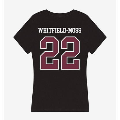 Mississippi State - NCAA Women's Volleyball : Gha’Naye Whitfield-Moss - Women's V-Neck T-Shirt-1