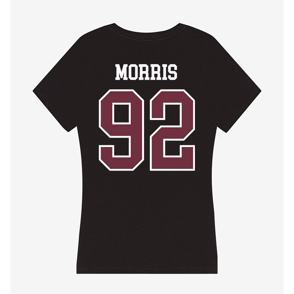Mississippi State - NCAA Football : Kaleb Morris - Women's V-Neck T-Shirt-1