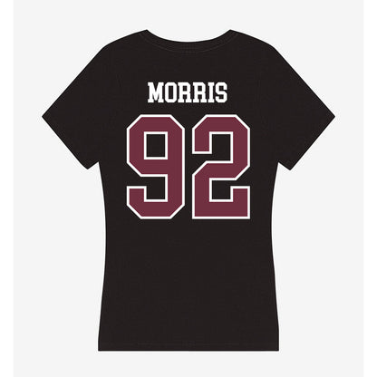 Mississippi State - NCAA Football : Kaleb Morris - Women's V-Neck T-Shirt-1
