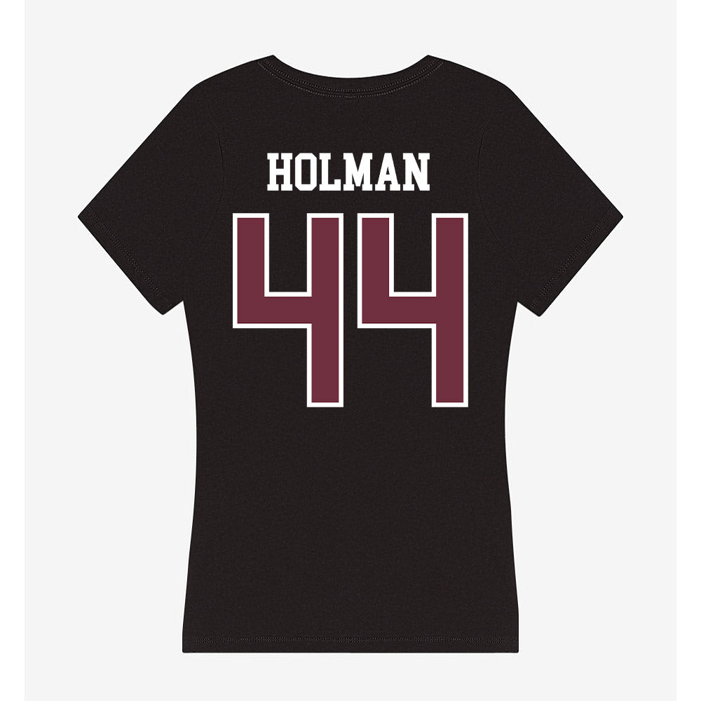 Mississippi State - NCAA Football : Gavin Holman - Women's V-Neck T-Shirt-1