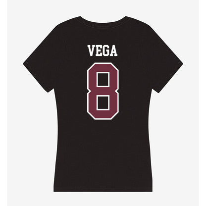 Mississippi State - NCAA Women's Soccer : Rebeka Vega - Women's V-Neck T-Shirt-1