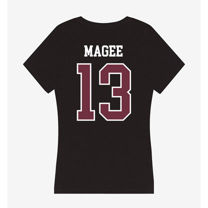 Mississippi State - NCAA Football : Sanfrisco Magee - Women's V-Neck T-Shirt-1