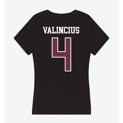 Mississippi State - NCAA Baseball : Tomas Valincius - Women's V-Neck T-Shirt-1