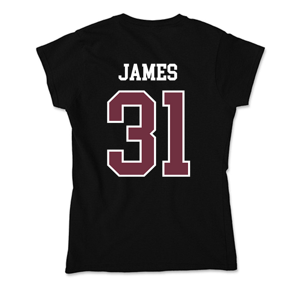 Mississippi State - NCAA Football : Lakendrick James - Soft Style Women’s T-Shirt-1