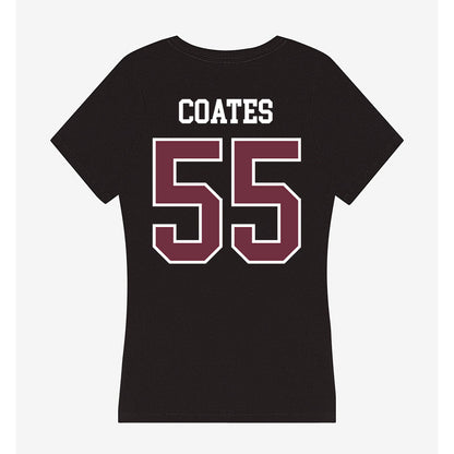 Mississippi State - NCAA Football : Colin Coates - Women's V-Neck T-Shirt-1