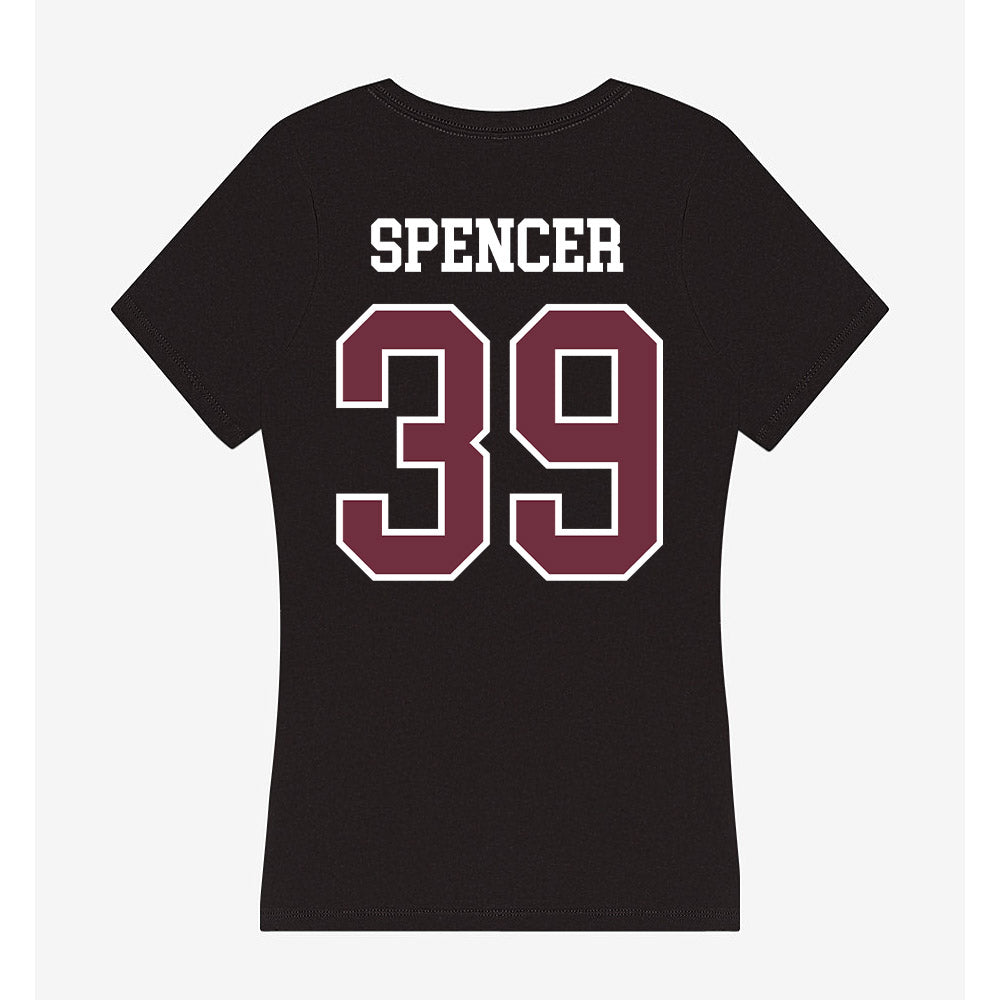 Mississippi State - NCAA Baseball : Patrick Spencer - Women's V-Neck T-Shirt-1