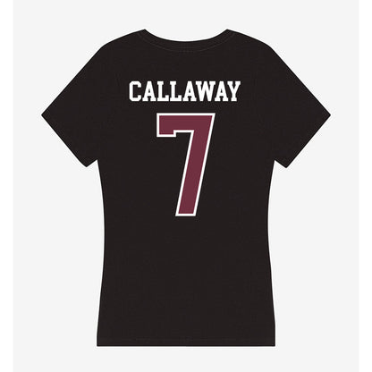 Mississippi State - NCAA Women's Soccer : Savannah Callaway - Women's V-Neck T-Shirt-1