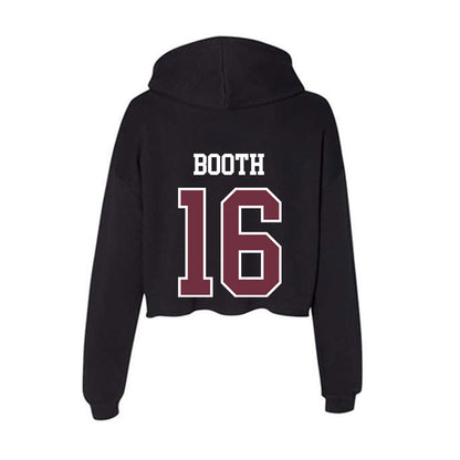 Mississippi State - NCAA Baseball : Braden Booth - Women's Crop Fleece Hoodie-1