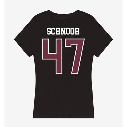 Mississippi State - NCAA Baseball : JT Schnoor - Women's V-Neck T-Shirt-1