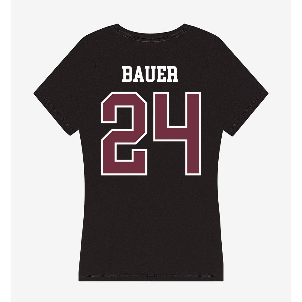 Mississippi State - NCAA Baseball : Jack Bauer - Women's V-Neck T-Shirt-1