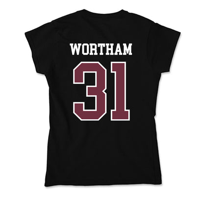 Mississippi State - NCAA Baseball : Charlie Wortham - Soft Style Women’s T-Shirt-1