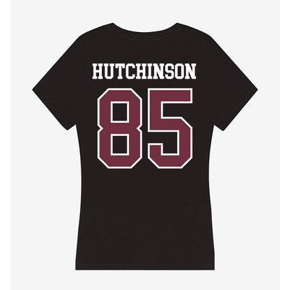 Mississippi State - NCAA Football : Luke Hutchinson - Women's V-Neck T-Shirt-1