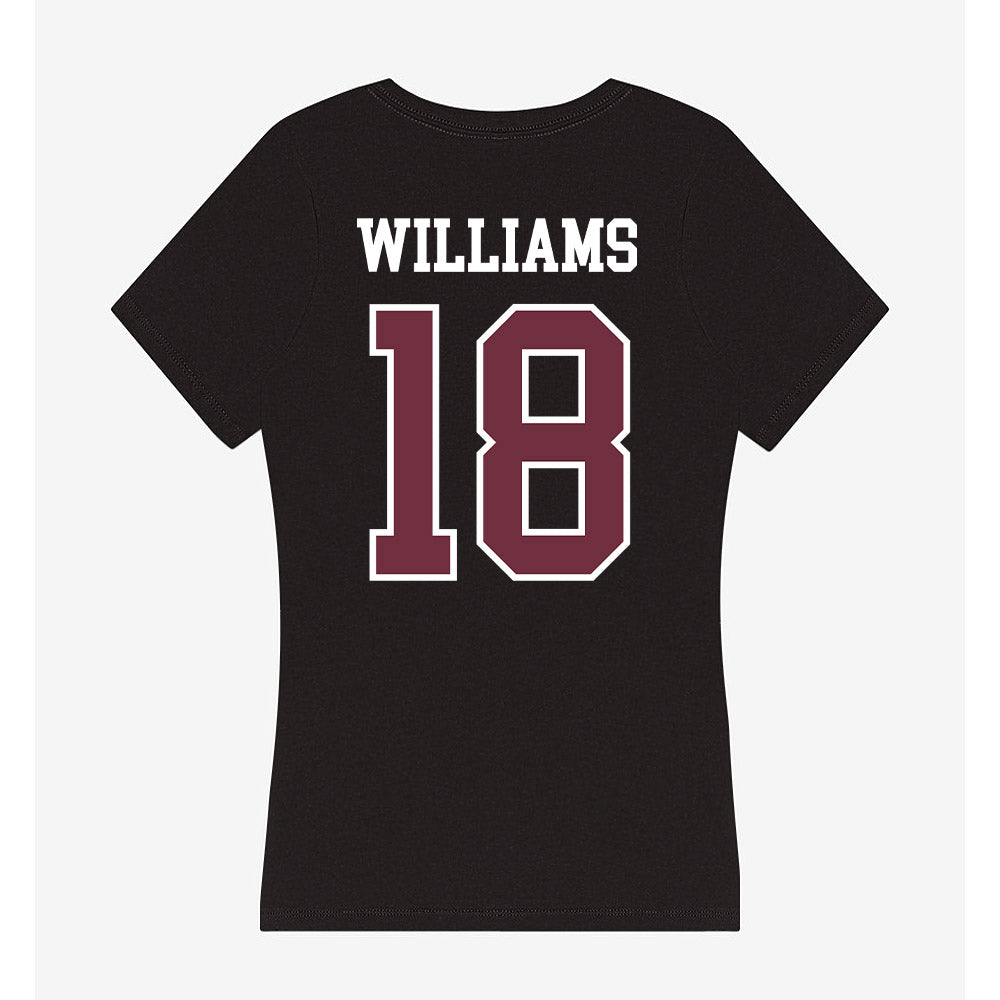Mississippi State - NCAA Football : Riley Williams - Women's V-Neck T-Shirt-1