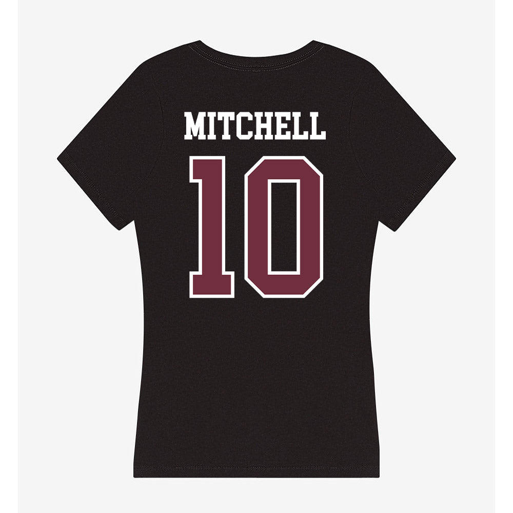 Mississippi State - NCAA Football : Bull Mitchell - Women's V-Neck T-Shirt-1