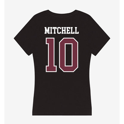 Mississippi State - NCAA Football : Bull Mitchell - Women's V-Neck T-Shirt-1