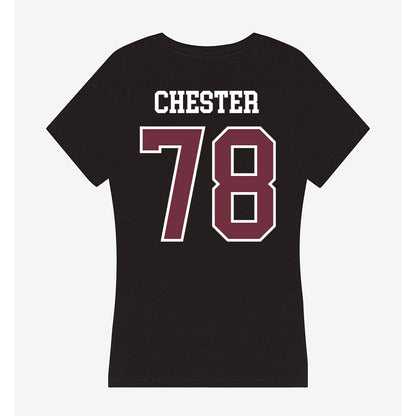 Mississippi State - NCAA Football : Dj Chester - Women's V-Neck T-Shirt-1