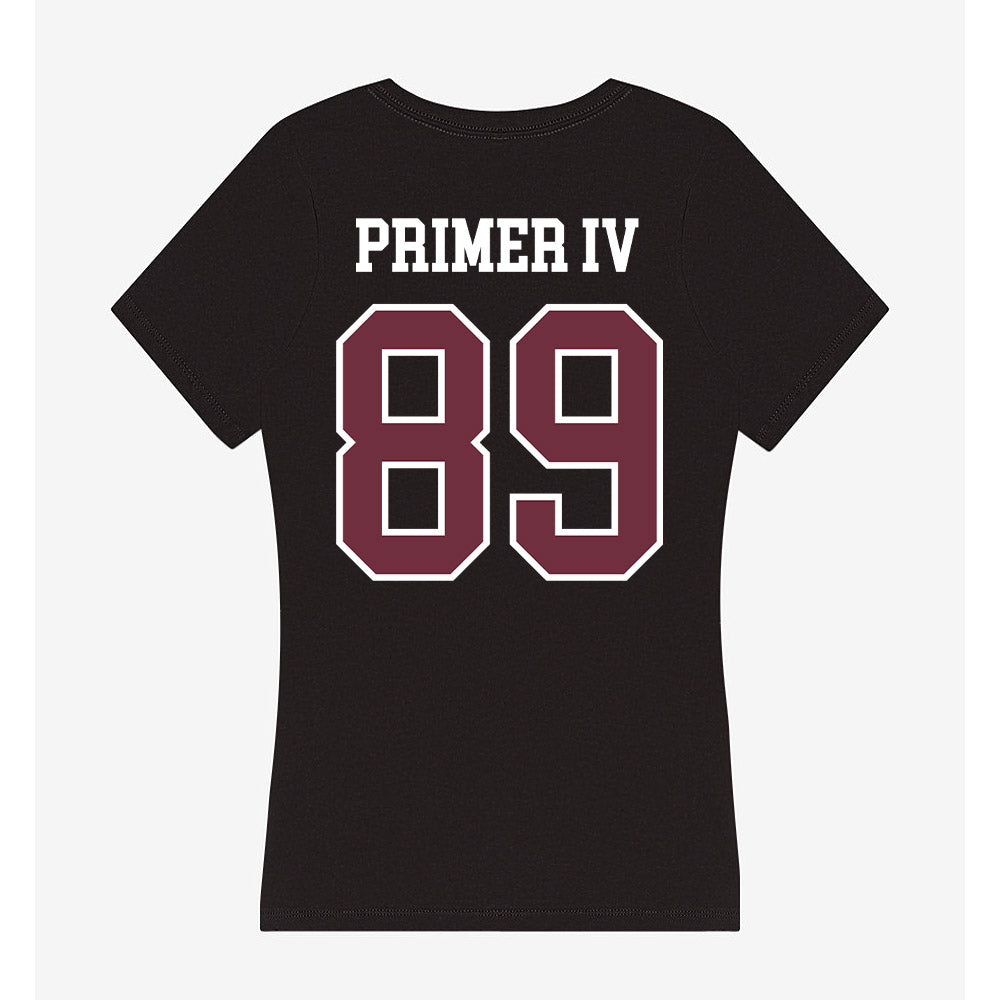 Mississippi State - NCAA Football : Jessie Primer IV - Women's V-Neck T-Shirt-1