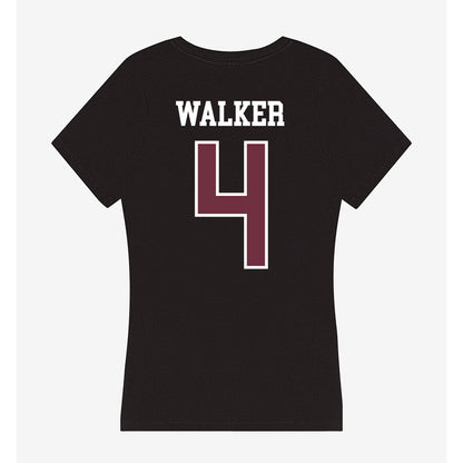 Mississippi State - NCAA Men's Basketball : Brandon Walker - Women's V-Neck T-Shirt-1