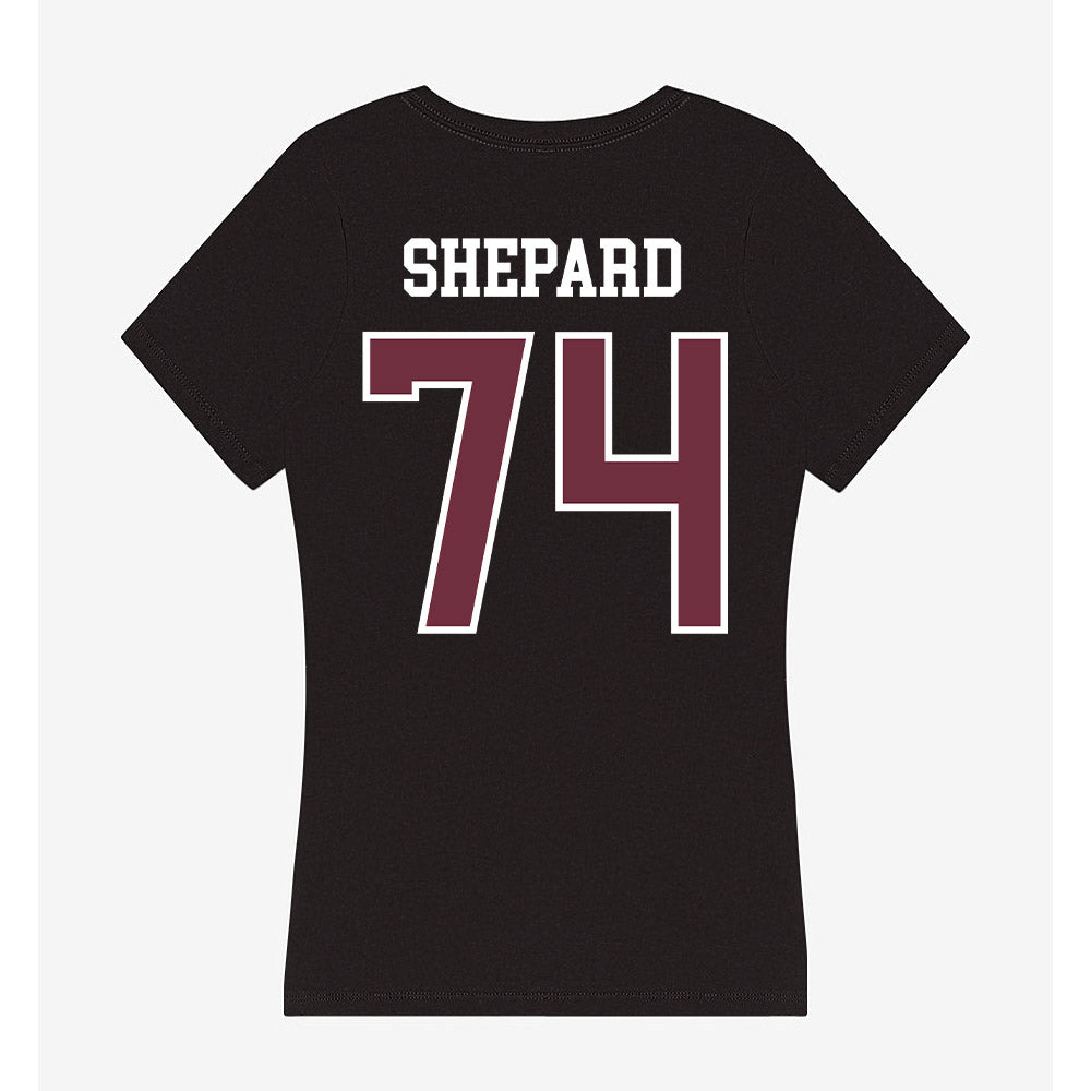 Mississippi State - NCAA Football : Kison Shepard - Women's V-Neck T-Shirt-1