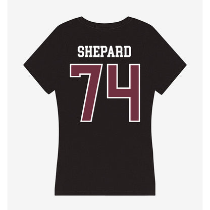 Mississippi State - NCAA Football : Kison Shepard - Women's V-Neck T-Shirt-1