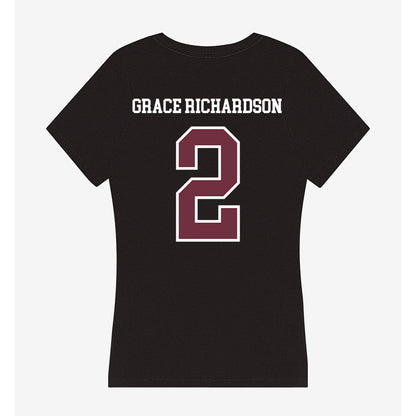 Mississippi State - NCAA Softball : Abby Grace Richardson - Women's V-Neck T-Shirt-1