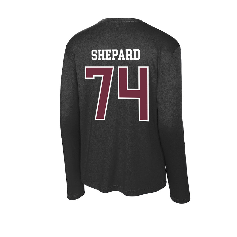 Mississippi State - NCAA Football : Kison Shepard - Activewear Long Sleeve T-Shirt-1