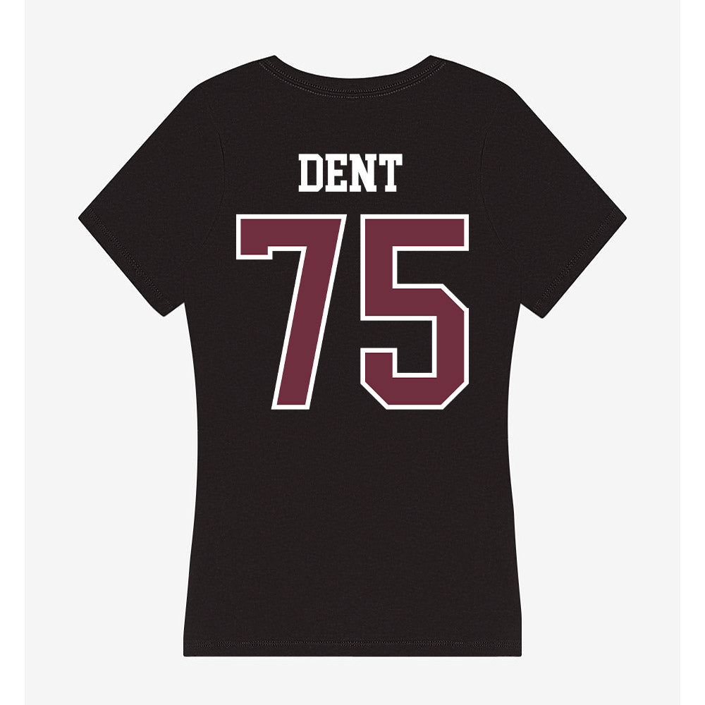 Mississippi State - NCAA Football : Isaiah Dent - Women's V-Neck T-Shirt-1