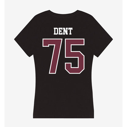Mississippi State - NCAA Football : Isaiah Dent - Women's V-Neck T-Shirt-1