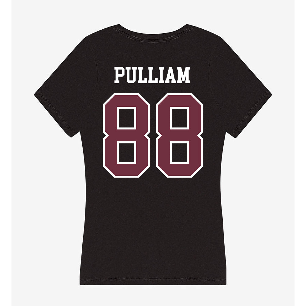 Mississippi State - NCAA Football : Ethan Pulliam - Women's V-Neck T-Shirt-1
