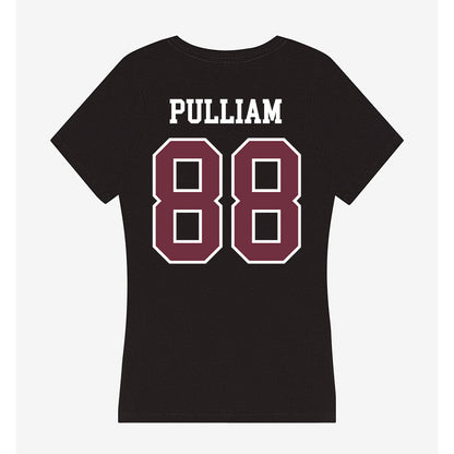 Mississippi State - NCAA Football : Ethan Pulliam - Women's V-Neck T-Shirt-1