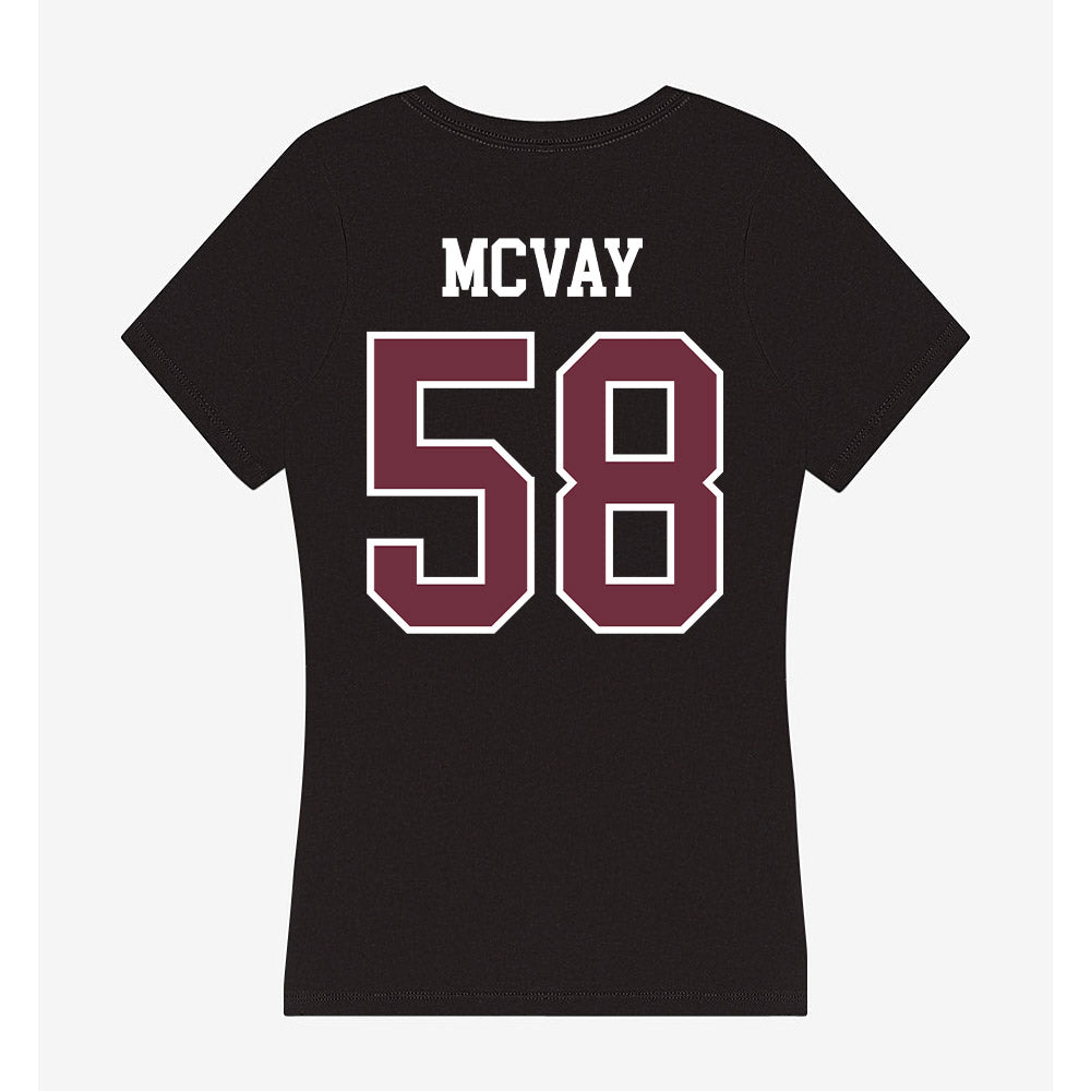 Mississippi State - NCAA Football : Miles Mcvay - Women's V-Neck T-Shirt-1