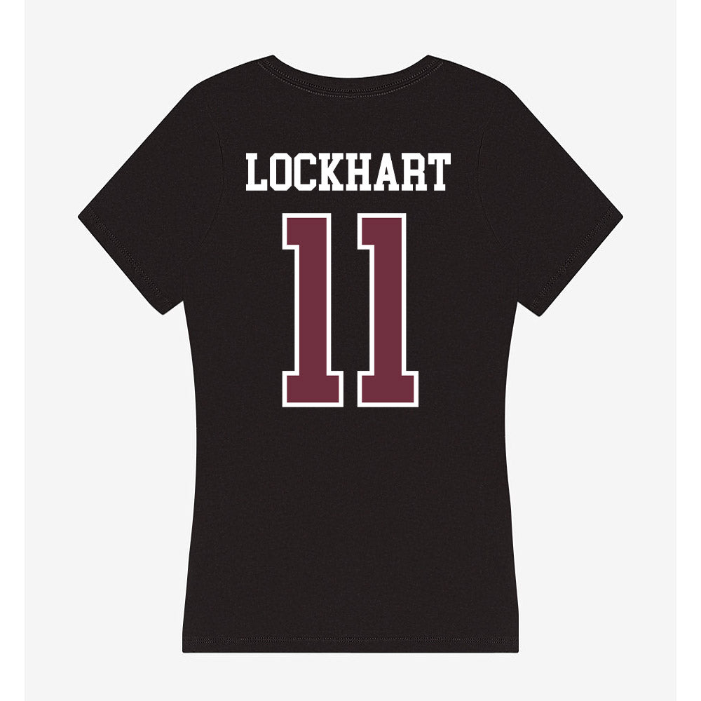 Mississippi State - NCAA Football : Tj Lockhart - Women's V-Neck T-Shirt-1