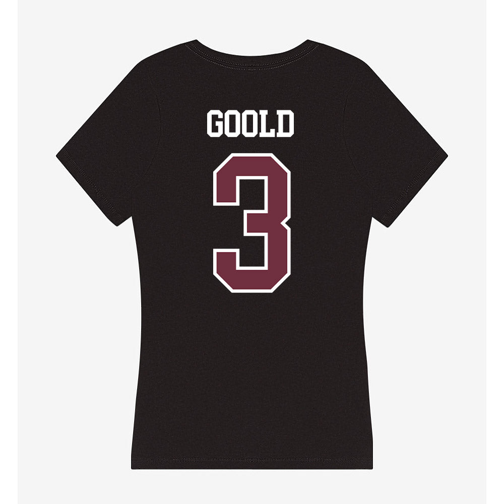 Mississippi State - NCAA Softball : Peja Goold - Women's V-Neck T-Shirt-1
