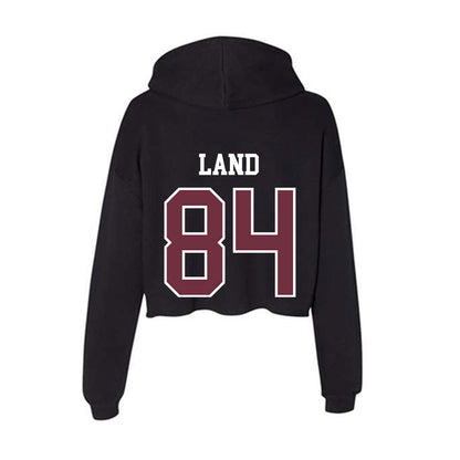 Mississippi State - NCAA Football : Adam Land - Women's Crop Fleece Hoodie-1