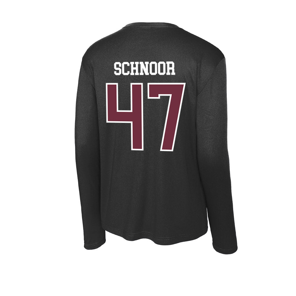 Mississippi State - NCAA Baseball : JT Schnoor - Activewear Long Sleeve T-Shirt-1