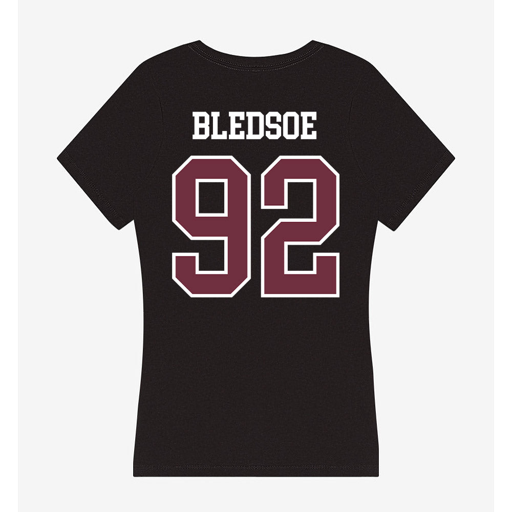 Mississippi State - NCAA Football : Jaray Bledsoe - Women's V-Neck T-Shirt-1