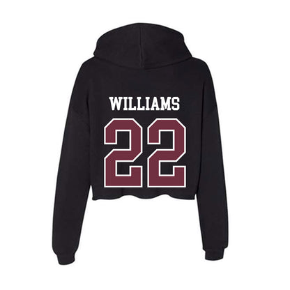 Mississippi State - NCAA Football : Brinston Williams - Classic Shersey Women's Crop Fleece Hooded Sweatshirt-1